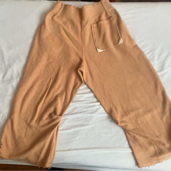 FP Movement by Free People corduroy Tan Cropped Pants size small - Picture 4 of 11
